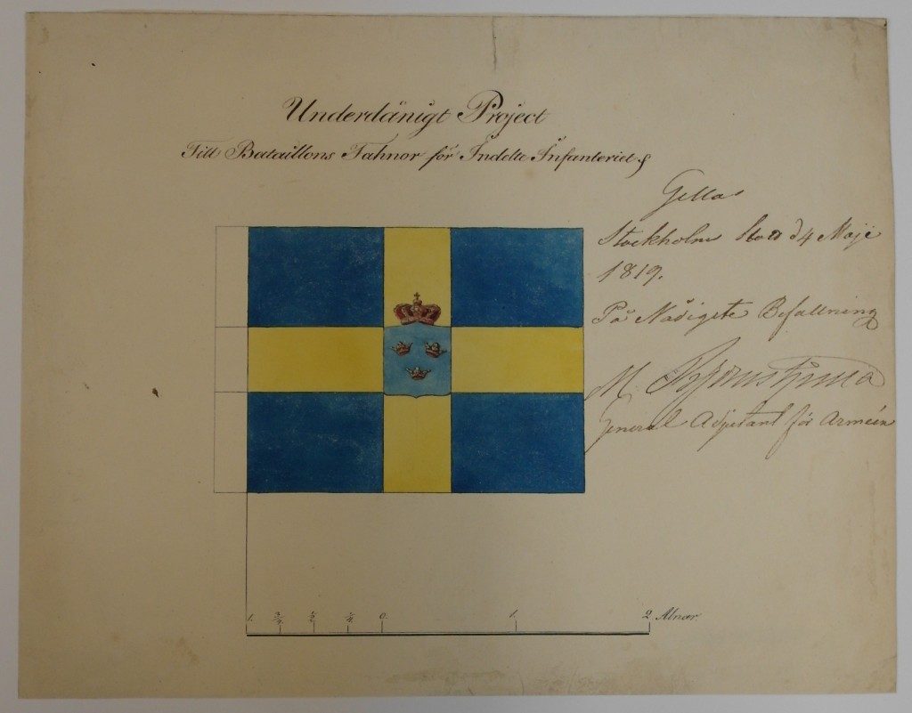 Bataljonsfana m/1819
